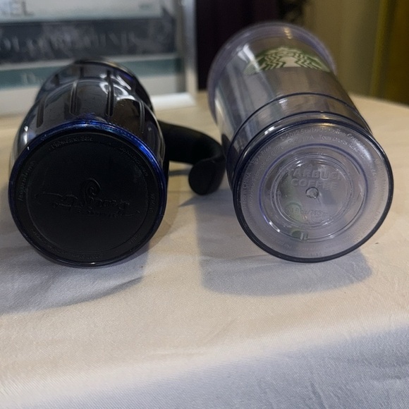 Starbucks bundle- Blue Travel Mug Tumbler & Tumbler Venti Cold Cup w/Straw GUC - Picture 4 of 7